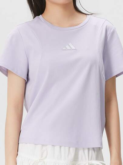  Áo thun thể thao tay ngắn dệt kim dành cho nữ của Adidas