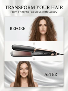 SOKANY SK-1907 Salon Hair Straightener Curler, 4 Levels Temp Control Flat Iron For Straightening & Curling - View 3
