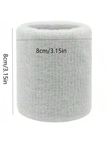 1件 8英寸 x 8英寸 超细纤维吸汗防滑护腕，透气运动护腕，适用于跑步、篮球、羽毛球、健身等运动。白色手套式护臂，秋季服装，万圣节服装，黑色护臂，男士礼物，夏季，节日，男士礼物，露营 - 彩色 - 查看 19