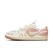 Giày Nike WMNS AIR JORDAN 1 MM LOW V3 dành cho nữ, giày trượt ván, giày thường ngày HQ2186-180 - Trắng Cam - Xem 2
