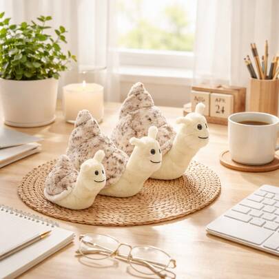 Realistic Plush Marine Animal Toys - Spotted Seal, Snail, Soft Bodied Creature Stuffed Pillows, Healing Plush Dolls, Great For Kids, Photography Props, Office Nap Pillows, Gifts For Friends, Valentine's Day, Christmas, Mother's Day