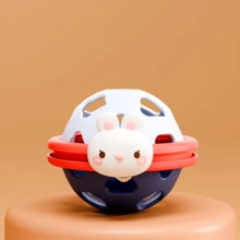 Baby Rattle Toy Maracas ,Soft Rubber Ball ,Tambourine - Multicolor - View 12
