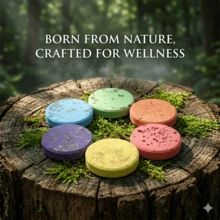 6片装奢华沐浴香氛片 - 天然精油和真正干花瓣，持久留香，居家SPA体验，舒缓压力，助眠，精美礼品（包含薰衣草、玫瑰、蓝莓等香型） - 彩色 - 查看 2