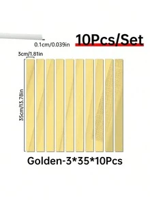 10pcs Rectangular Silvery Golden Black Mirror Self-Adhesive Removable Acrylic Mirror Anti-Shatter Wall Sticker For Entrance Corridor Stairs Bathroom Toilet Living Room Kitchen Classroom Dormitory Church Gym Office - 1mm - View 15