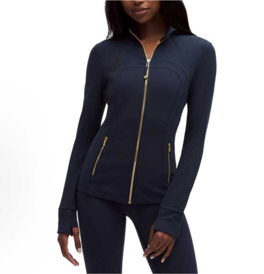 Lululemon Women's Define Jacket Nulu™ | Buttery-Soft Weightless Fabric | Slim Fit Streamlined Athletic Zip-Up | Luxury Studio-To-Street Performance Outerwear - Navy Blue - View 1