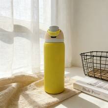 Owa Laa Lemon Yellow Large Capacity Stainless Steel Water Bottle, 32oz/945ml With Straw, Exquisite Look, Insulated For Hot&Cold Drinks/Iced Water, Keeps Warm For 24 Hours,For Leisure Work Sports Indoor Outdoor, Perfect Gift Choice - Vàng chanh - Xem 5