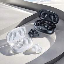 新款 X58 无线降噪蓝牙耳机，配备 LED 电量显示、耳塞式夹耳耳机、麦克风和触摸功能，适用于手机。 - 查看 2