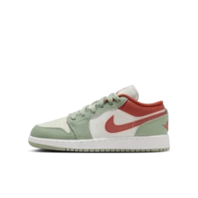 Nike Air Jordan 1 Low (GS) 女款滑板休闲鞋 553560-133 - 顏色 - 查看 2