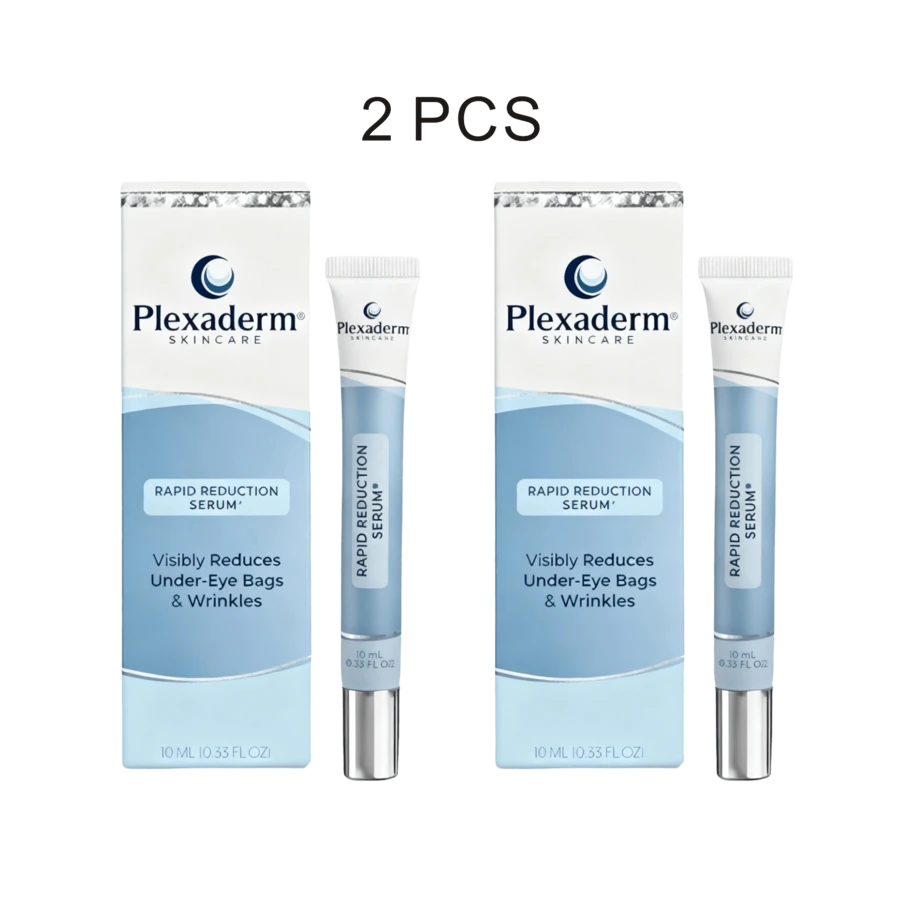 2 PCS Plexaderms Rapid Reduction Eye Serum - Visibly Reduces Under-Eye Bags, Wrinkles, Dark Circles, Fine Lines & Crow's Feet Instantly, Anti Aging Wrinkle Remover For Face, Full Size Tube Halloween, Christmas And Birthday Presents Gifts Skin Care - Retinol - 查看 1