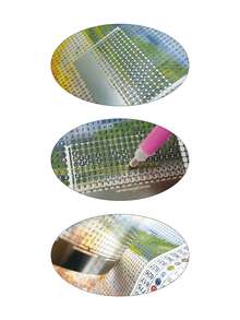 Stainless Steel Diamond Painting Grid Ruler 5D Diamond Ruler Tool Cross Stitch Diamond Painting Straight Ruler Non-Stick 141 Hole 216 Hole 520 Hole 2pcs Diamond Painting Fixing Tools Suitable For Handmade DIY Diamond Painting (2pcs/Set) - Sets - View 4