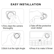 9H Tempered Glass Front Camera Lens Protector, Compatible With Juniper And Model 3, Transparent Camera Cover Protector, Scratch-Resistant, Wear-Resistant, Dust-Proof, Easy Installation - Front Camera Cover - View 9