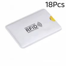 6/12/18/24/36Pcs Anti-Demagnetization Anti-Scanning Anti-Slip Aluminum Foil Clips, NFC Shielding Protectors, Suitable For Wallets And Passport Holders, Card And ID Security Covers - Multicolor - View 15