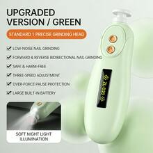 1个静音宠物指甲磨甲器，带LED灯，2档速度可调，Type-C充电式，适用于猫狗指甲修剪器，低震动电动美容工具，适用于小型、中型和大型宠物 - 查看 12