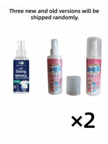 多功能抗皱喷雾，旅行装 - 内含除臭剂、抗静电剂、衣物清新剂和熨烫助剂。适用于衣物，帮助去除皱纹，带来柔软舒适感，并消除静电。新旧版本随机发货。 - 彩色 - 查看 9