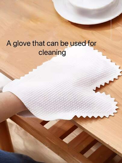 超细纤维除尘手套，干湿两用，使用方便，可作普通布手套使用，除尘便捷。