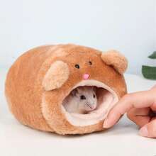 1pc Hamster Supplies, Hamster Nest For Hamsters, Hedgehogs, Squirrels, Rabbits, Breathable And Warm, Easy To Clean - B-Blue - View 9