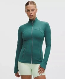 lululemon Define Cropped Jacket Nulu - Puerto deportivo profundo - Ver 1