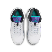 Nike Air Jordan 5 Retro OG BG 女款运动鞋休闲鞋 HQ7980-100 - 白黑/灰 - 查看 5