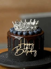 3件/9件/15件「Happy Birthday」PMMA蛋糕裝飾插牌，現代字母圖案蛋糕裝飾，適用於生日派對、聖誕節、生日禮物，蛋糕裝飾、蛋糕插牌、烘焙用品、廚房必需品、烘焙裝飾、烘焙工具 - Style N - 查看 5