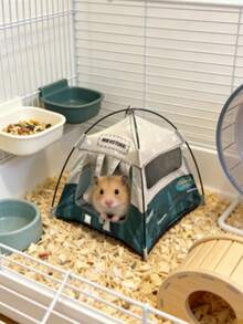 毛绒仓鼠帐篷 - 为侏儒仓鼠、仓鼠和其他啮齿动物提供温暖的庇护所 - 查看 4