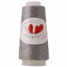 New Sequined Metallic Yarn Knitting Crochet Hand-Woven Wire Multicolor DIY Handmade Gift Wrapping Rope Sewing Accessories - A - View 21