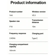 A02 空气传导蓝牙耳机 5.3 无线耳机 带夹式耳机 音乐降噪 高清通话 运动游戏耳机 - 查看 7