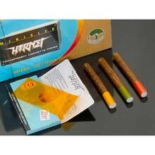 2包，HORENT系列78毫米长卷烟纸，独特的金色透明卷烟纸，每包50张，便携式紧凑型卷烟纸册 - 查看 3