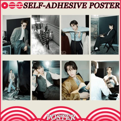 B-T/S Poster, ARIRANG POSTER, KPOP Fans Merch Goods Poster, Self-Adhesive Poster, Peel And Stick Poster, Home Decor Poster, Suitable For Bedroom, Living Room, Cafe, Closet, Birthday Gift, Decoration, Party Supplies