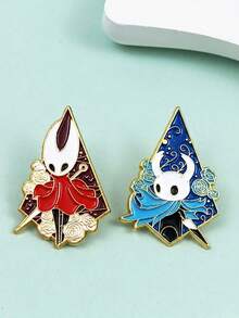 Hollow Knight Metal Brooch, Cartoon Game Character Accessory Badge, Creative Clothing Backpack Decor - Multicolor - View 11