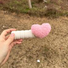 Heart-Shaped Anti-Static Door Handle Protector, Bedroom Anti-Collision Decor, Soft Warm Protective Door Handle Cover, Universal Anti-Static Door Lock Cover, Fabric Door Handle Protector, Anti-Cold And Anti-Dust, Door Handle Wall Protector: Reusable, Soundproof, Suitable For Home, Office, School, Storage - Multicolor - View 9