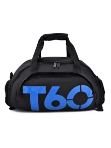 1pc Functional Large Capacity Backpack, Unisex Multi-Purpose Travel Bag. Made Of Waterproof Oxford Cloth, Resistant To Tearing And Splashing. Versatile Hand-Held And Backpack Design, Adjustable And Padded Shoulder Straps To Relieve Shoulder Pressure For Long-Term Wear. Convenient Top Handle For Flexible Carrying. - Multicolor - View 13