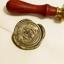 Customized Wax Seal Stamp Set, Can Customize Any Logo, Self-Designed Logo Stamp, Wedding Invitation Customized Stamp, Wax Seal Set - Multicolor - View 10