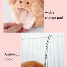 1pc Hamster Supplies, Hamster Nest For Hamsters, Hedgehogs, Squirrels, Rabbits, Breathable And Warm, Easy To Clean - B-Blue - View 6