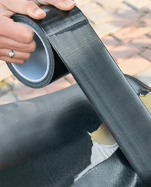 1PCS Self-Adhesive Leather Repair Tape (1.97 Inches * 33 Feet) DIY Black Repair Tape For Sofas, Car Seats, Handbags, Jackets, Furniture Patches, Leather Patches, Leather Repair Patches, Black Cloth Tape, High-Viscosity Seat Cushions, Leather Chairs, Sofas, Leather Repair Tape - Black - View 2