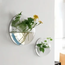 Bể cá thủy canh treo tường kiêm chậu hoa bán chạy nhất, bể cá trong suốt đa năng, vật trang trí cây xanh và hoa trong nhà & ngoài trời. - 1PC - Xem 4