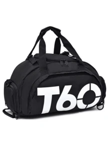 1pc Functional Large Capacity Backpack, Unisex Multi-Purpose Travel Bag. Made Of Waterproof Oxford Cloth, Resistant To Tearing And Splashing. Versatile Hand-Held And Backpack Design, Adjustable And Padded Shoulder Straps To Relieve Shoulder Pressure For Long-Term Wear. Convenient Top Handle For Flexible Carrying. - Multicolor - View 16