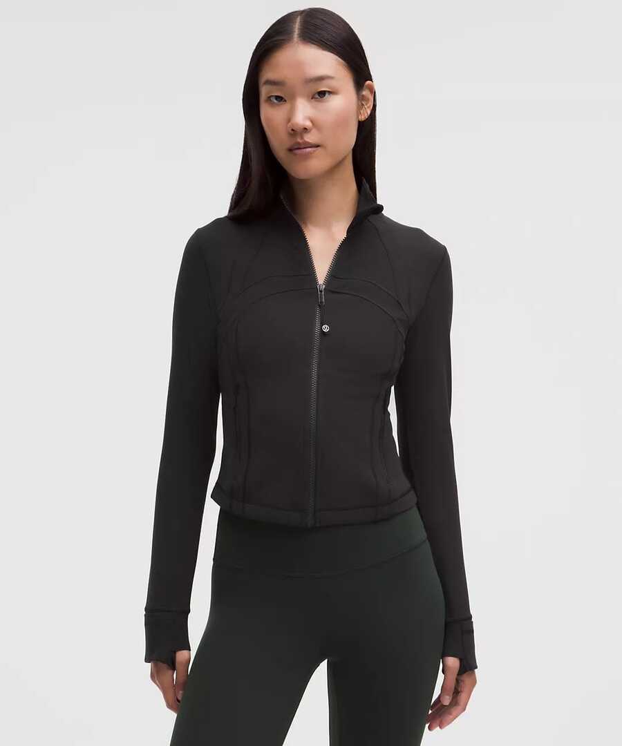 Lululemon Define Cropped Jacket Nulu LW3HWES - Black - View 1