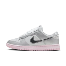 Giày Nike W DUNK LOW LX dành cho nữ, giày trượt ván, giày thường ngày HM3698-006 - Đen/Xám - Xem 2