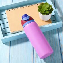 OwaIa Dusk Cloud Purple Large Capacity Stainless Steel Water Bottle, 32oz/945ml With Straw, Exquisite Look, Insulated For Hot&Cold Drinks/Iced Water, Keeps Warm For 24 Hours,For Leisure Work Sports Indoor Outdoor, Perfect Gift Choice - 紫色 - 查看 3