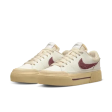 Nike WMNS COURT LEGACY LIFT 女式运动鞋 DZ4766-133 - 白 - 查看 6