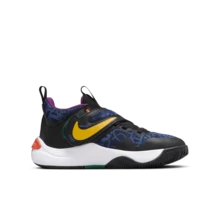 Nike TEAM HUSTLE D 11 SE (GS) 女款滑板休闲鞋 FQ7375-001 - 黑/灰 - 查看 4