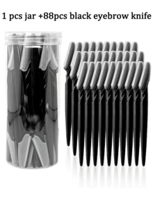 88/60/30pcs Unisex Facial Hair Trimmer, Multi-Function Eyebrow Trimmer & Face Shaver, With Precision Guard & Blades, Suitable For Daily Use Or Travel, Gift, Travel Essential, Affordable Product - Multicolor - View 13