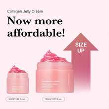 Collagen Jelly Cream- Niacinamide & Freeze-Dried Hydrolyzed Collagen - Boosts Skin's Barrier Hydration And Gives 24h Glow & Lifted Look - No Artificial Color, Korean Skincare (3.71 Fl.Oz.) - 黃色 - 查看 3