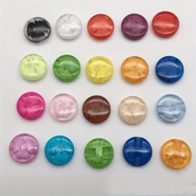 Assorted 1.3cm Resin Shirt Buttons - Sewing & Knitting Accessories, For Garment Crafts, Dark Eyeshadow, Random Colors - Multicolor - View 8
