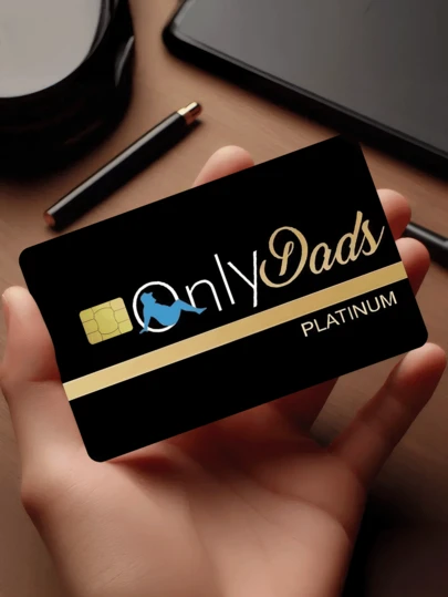 1 Stück Vatertagskreditkarten-Aufkleber, Material aus PVC, fingerabdruckfest, kratzfest, geeignet für Männer, Frauen, Paar, dekorativer Aufkleber für Debit-/Kreditkarten, Verkehrskarten, Studentenausweise