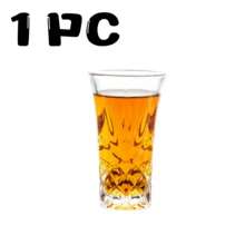 16/8/4入透明菱形壓紋塑膠迷你烈酒杯，2OZ 防碎可重複使用厚底龍舌蘭烈酒杯飲具組，復古優雅，適用於威士忌、伏特加、龍舌蘭、琴酒、啤酒、果汁、濃縮咖啡、氣泡水、利口酒，生日、婚禮、節日派對、自助餐、嘉年華、居家、酒吧、餐廳、度假村等 - 查看 12