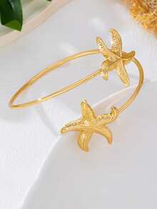 1pc Fashionable Starfish Arm Cuff, Suitable For Beach Vacation Wear - Multicolor - View 2