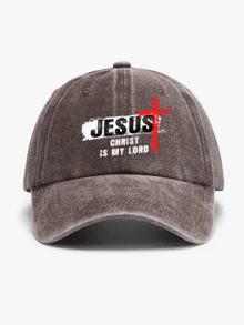 經典復古Y2K水洗「Jesus」原創棒球帽卡車帽,男女通用,適合四季春夏秋冬,情人節、單身派對、父親節、母親節、教師節、開學季、萬聖節、新娘、學生、教師的完美禮物,女性夏季旅行海灘必備,女性海灘帽,新娘婚禮必備,粉色、黑色波多黎各休閒頭飾女性卡車帽 - 均碼 - 查看 8