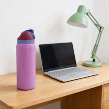 OwaIa Dusk Cloud Purple Large Capacity Stainless Steel Water Bottle, 32oz/945ml With Straw, Exquisite Look, Insulated For Hot&Cold Drinks/Iced Water, Keeps Warm For 24 Hours,For Leisure Work Sports Indoor Outdoor, Perfect Gift Choice - 紫色 - 查看 4