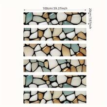 3D Pebble Staircase Sticker Water-Proof,Oil Proof,Anti-UV - A - View 2